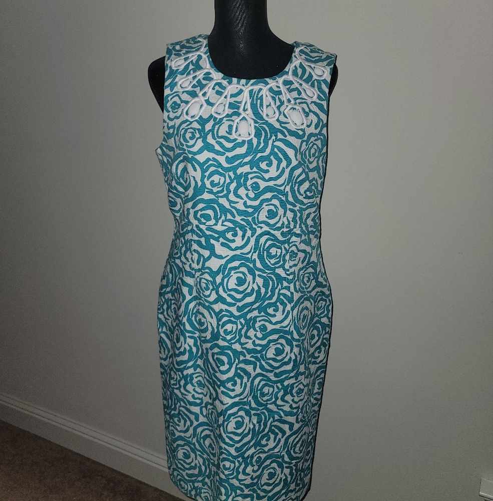 Lined Chadwick's jeweled dress